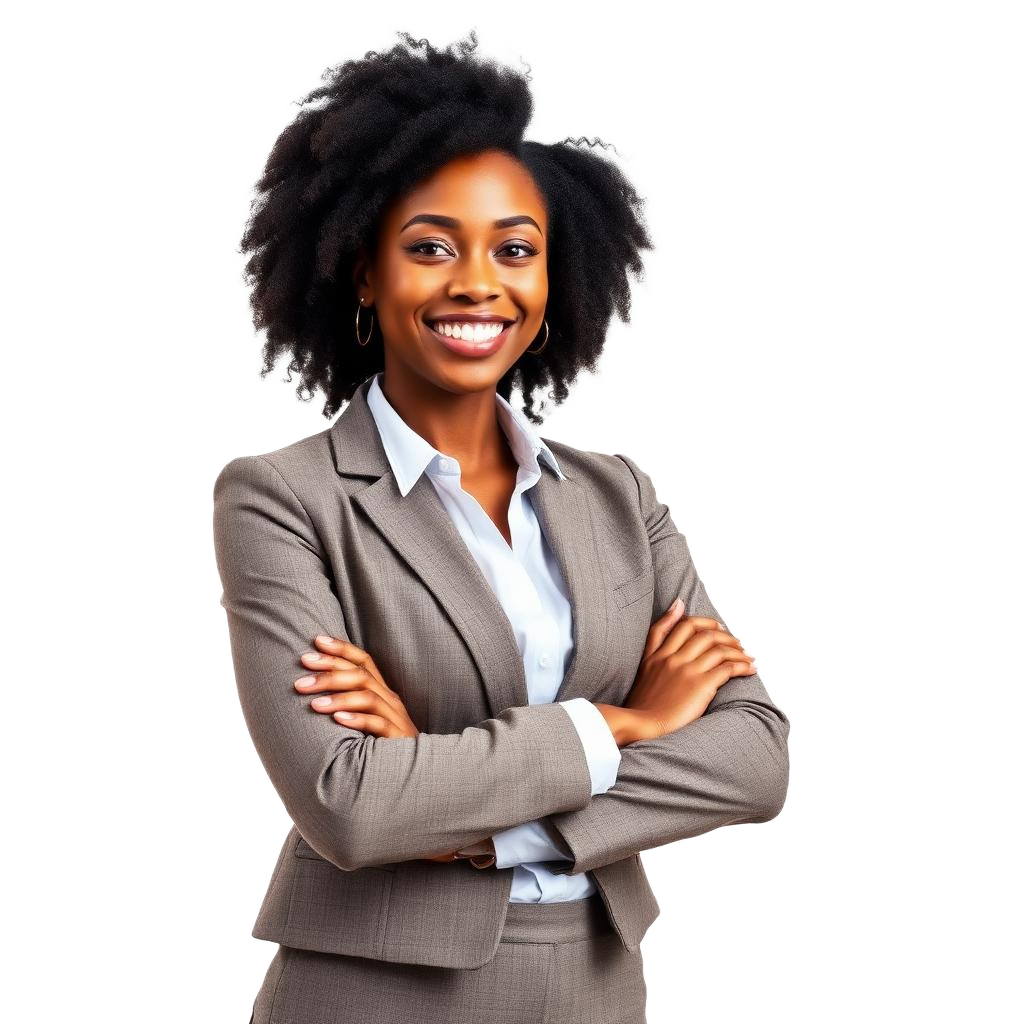 A confident professional representing excellence